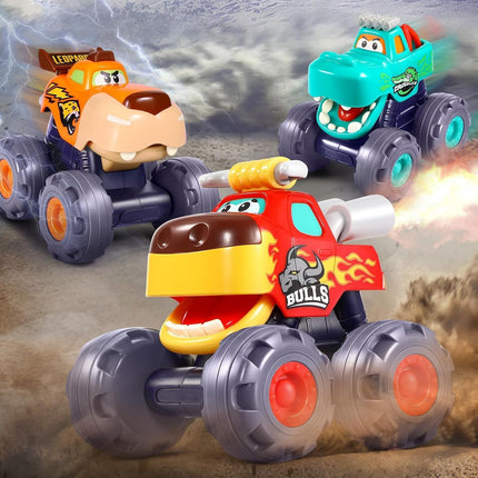 Pull Back Monster Truck Toys – Car Toy for Toddlers 1–3 Years