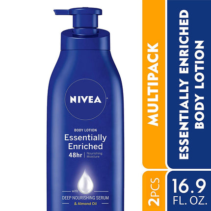 Essentially Enriched Body Lotion for Very Dry Skin with Hyaluronic Acid & Almond Oil