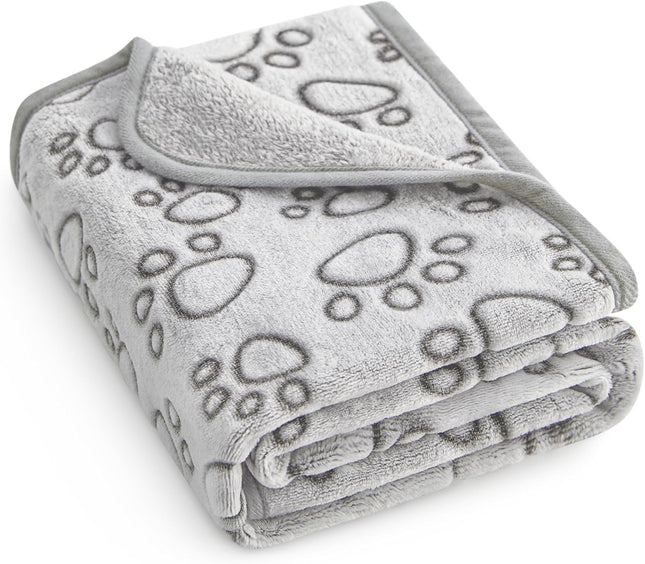 Small Dog & Cat Blanket – Soft Washable Pet Bed Throw, 24x32 Inches