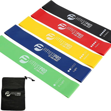 Fabric Loop Resistance Bands – Strength Bands for Legs, Glutes, Yoga & Pilates