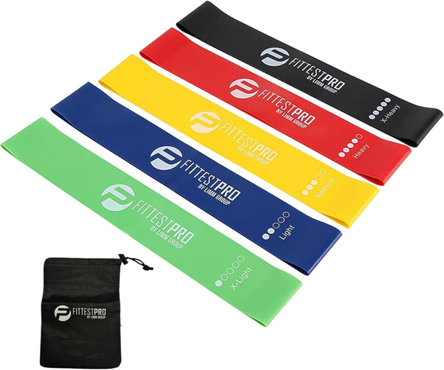 Fabric Loop Resistance Bands – Strength Bands for Legs, Glutes, Yoga & Pilates