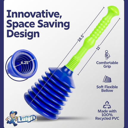Small Sink Plunger – Powerful Clog Remover for Kitchen, Bathroom, Tub