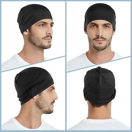 Cooling Skull Cap – 1/2 Pack, Breathable Mesh, Men & Women, Running & Gym