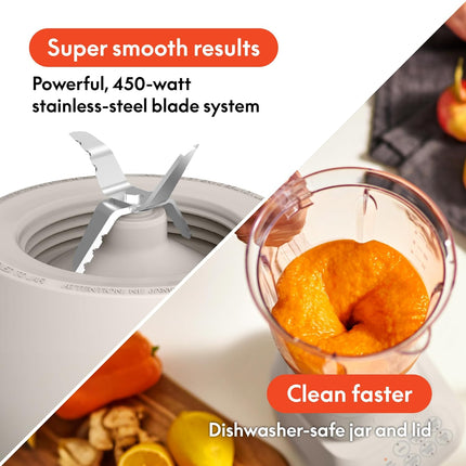 10 Speed Countertop Blender Smoothie Maker 48oz Pitcher 450W Motor