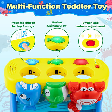 Musical & Interactive Baby Toys for 12–18 Months, Montessori Learning