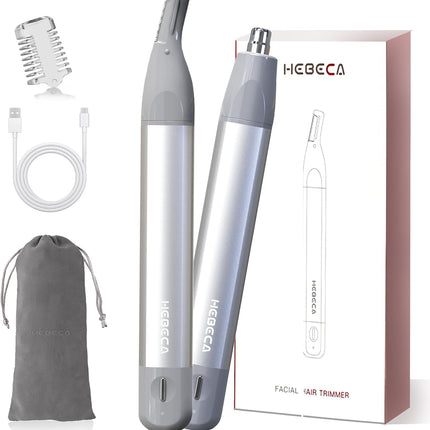 Men Women Nose Hair Trimmer Set with Ear Eyebrow & Facial Grooming Tools