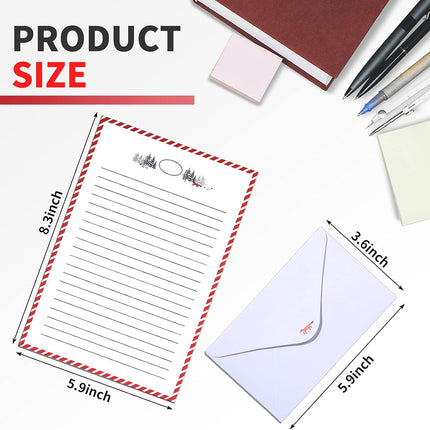 90-Piece Stationery Set – 60 Letter Paper, 30 Envelopes & 48 Colorful Dot Decals