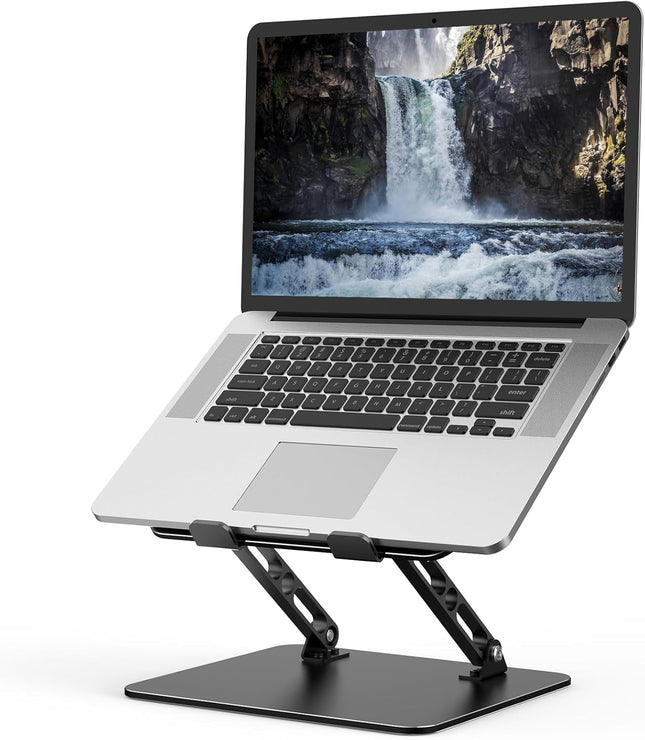 Portable Metal Laptop Stand Adjustable Notebook Holder with Cooling Design