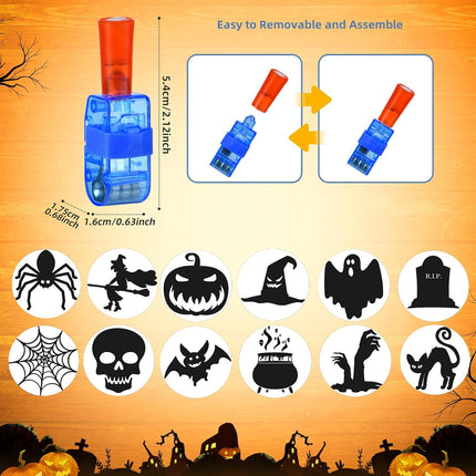 36-Piece Halloween LED Finger Lights, Light-Up Toys, Party Favors & Goody Bag Fillers