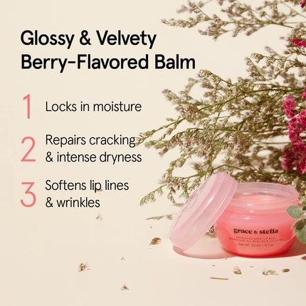 Lip Butter 1-Pack – Hydrating Overnight Repair, Vegan Gift for Teens & Women