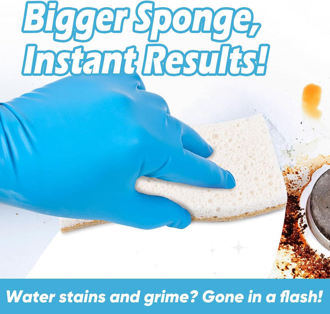 6 Pack Kitchen Scrub Sponges Non-Scratch, Large Cellulose Sponges,