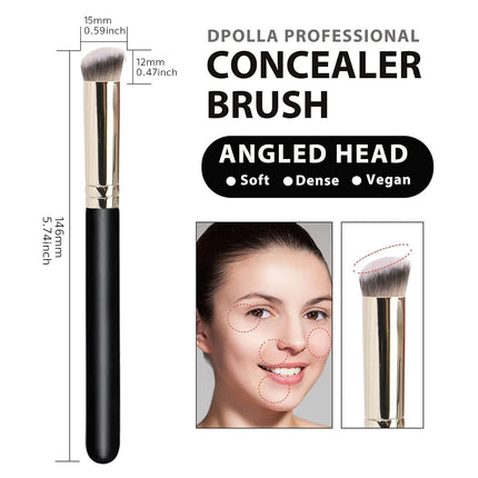 Premium Makeup Brushes – Foundation, Concealer, Liquid & Cream Blending