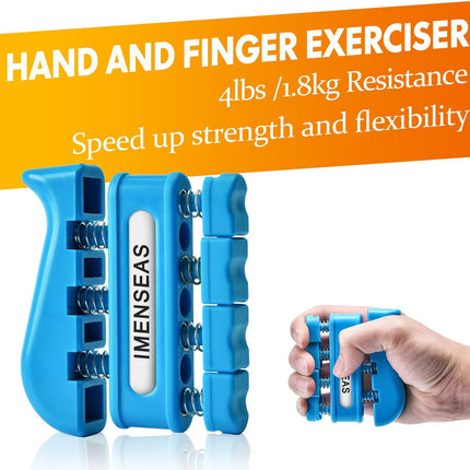 7-Piece Grip Trainer – Finger Exerciser, Resistance Bands & Hand Strength Ring