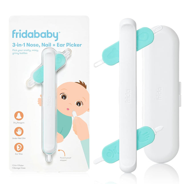 3-in-1 Baby Nose, Nail & Ear Picker by Frida Baby – Safe & Easy Cleaning