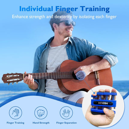 Finger Strengthener Hand Exerciser Grip Trainer for Finger Dexterity and Strength