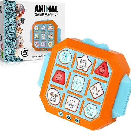 5-in-1 Portable Tic Tac Toe Memory Game Toy for Boys Girls Travel