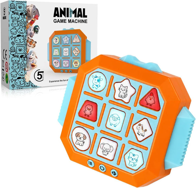 5-in-1 Portable Tic Tac Toe Memory Game Toy for Boys Girls Travel