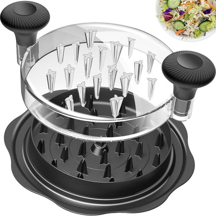 10" Pro Chicken Shredder Tool, BPA-Free Meat Grinder with Anti-Slip Base