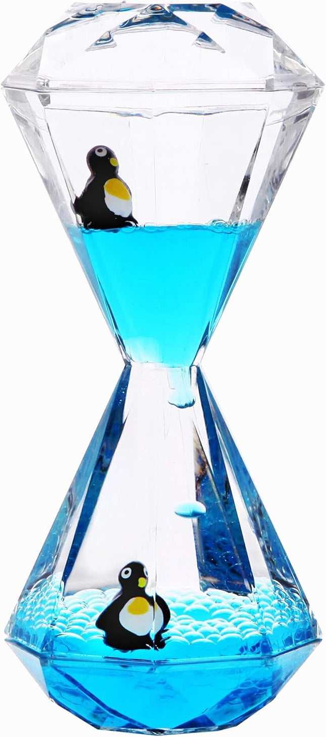 Liquid Motion Bubbler Timer – Diamond Shaped Fidget Toy & Autism Desk Ornament