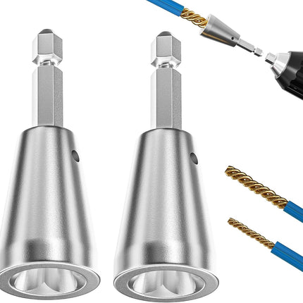 2PCS Wire Nut Twister – 6mm Hex Shank Cable Tool for 9-22 AWG Wire Twisting