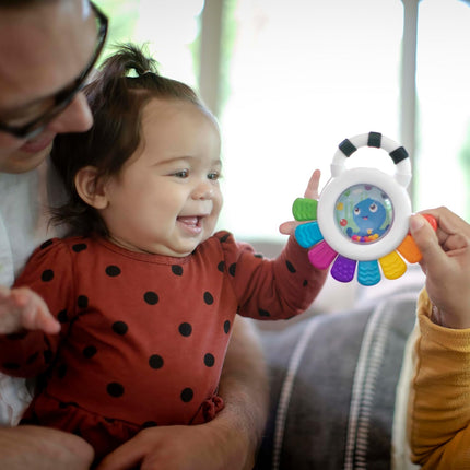 Baby Einstein Outstanding Opus Octopus Toy – Rattle, Teether & Sensory Fun