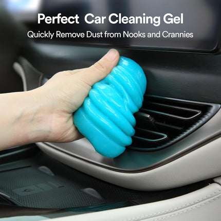 Car Cleaning Gel 2 Pack, Auto Detail Putty Slime, Interior Dust Cleaner Blue