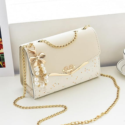 Small Retro Messenger Bag for Women Crossbody Shoulder Clutch Purse