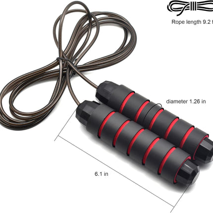 Jump Rope for Exercise – Adjustable, Speed Rope with Bearings, Women & Men