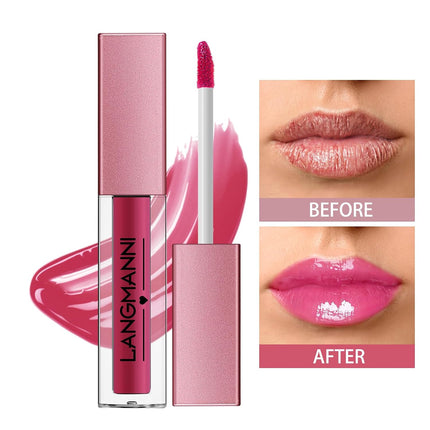 12Pcs Lip Gloss Set, Glossy Liquid Lip Color Collection, Mini Shades for Makeup