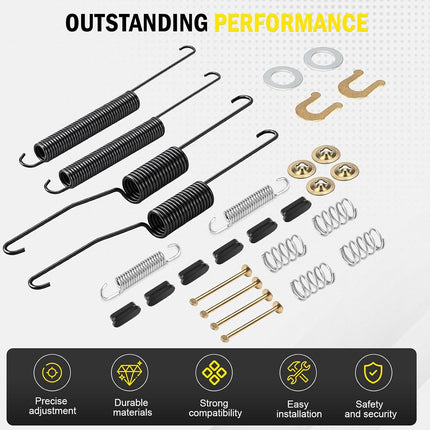 Rear Drum Brake Shoe Hardware Kit for Chevy Silverado 1500 2008-13 GMC Sierra 08-15
