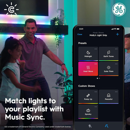 32ft Smart LED Light Strip with Music Sync, WiFi & Alexa/Google Compatible