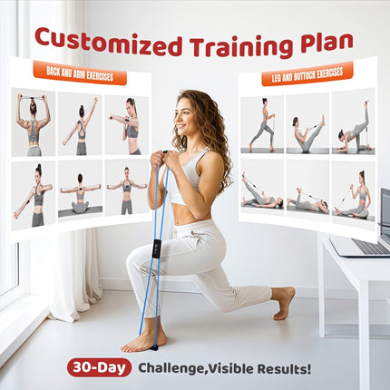 Figure 8 Resistance Bands for Arms, Chest Expander and Full Body Workout
