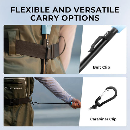 Triangle Fishing Net – Foldable, Lightweight, Strong, Non-Slip Handle