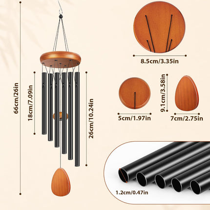 Wind Chimes for Outside House New Home Gift Garden Hanging Decoration
