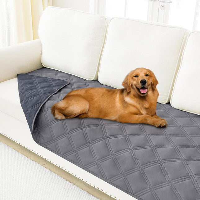 Waterproof Dog Bed Cover Blanket – Reversible, Soft & Washable, 30x70 for Furniture