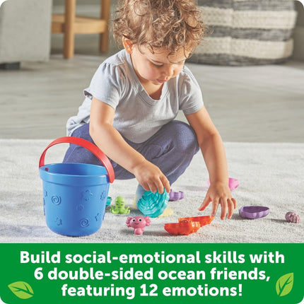 Ocean Animal Figures and Seashells Sensory Bin Toy Montessori Learning