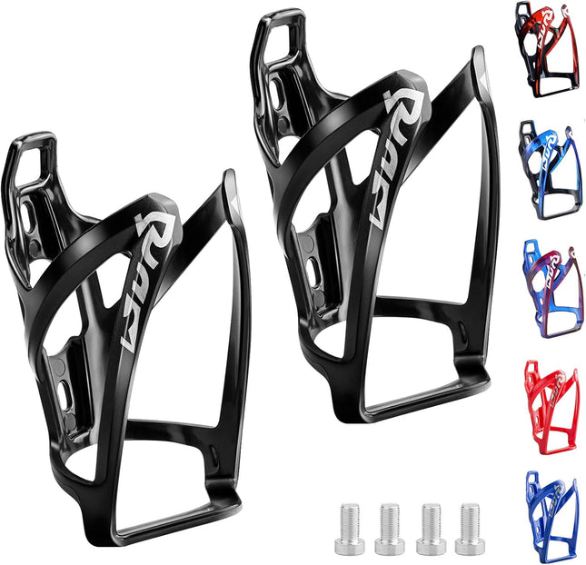 2-Pack Bike Water Bottle Cages – Ultra-Light Bottle Holder for Cycling