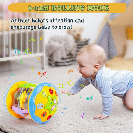 Baby Ocean Musical Toy – Rotating Light-Up Toy for 6–12 Months Boys