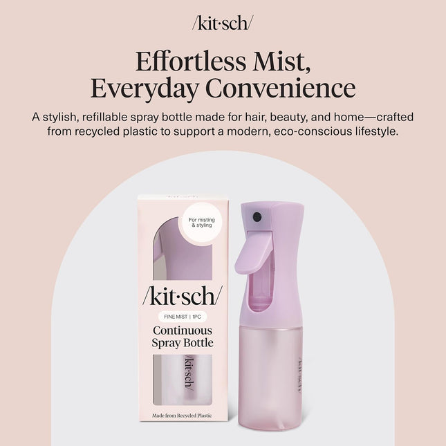 Hair Spray Bottle 150ml Continuous Mist Water Mister Styling Plant Use