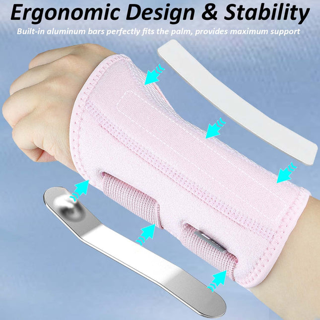 Compression Wrist Brace – Adjustable Support for Men & Women, Carpal Tunnel