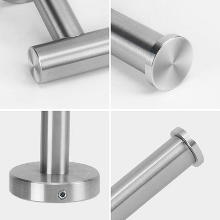Premium Toilet Paper Holder – SUS304 Stainless Steel, Wall Mounted, Brushed Nickel