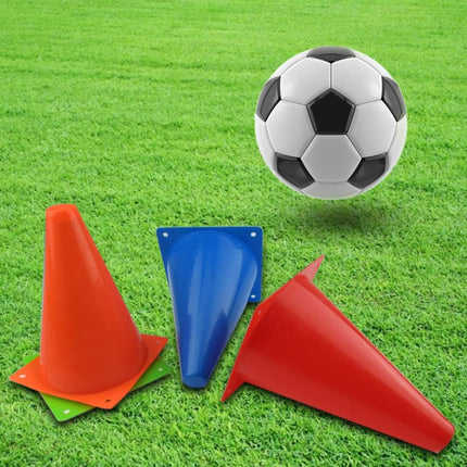 7" Plastic Traffic Cones, Agility Training Markers for Soccer, Football & Basketball