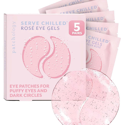 Serve Chilled Rosé Under Eye Patches – Hydrate, Reduce Dark Circles & Puffiness