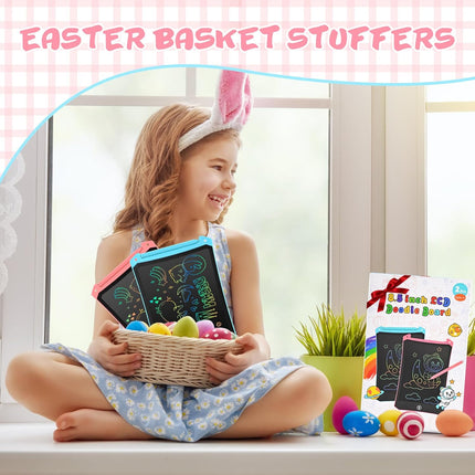 2-Pack LCD Writing Tablet for Toddlers – Travel, Drawing & Easter Basket Gifts