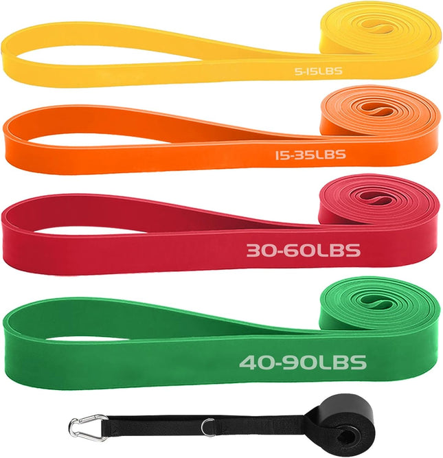 Exercise Resistance Bands – Pull-Up & Stretch Bands for Home Workouts