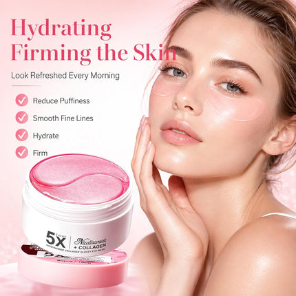 80PCS Collagen Under Eye Patches with Niacinamide, Eye Masks for Dark Circles & Puffiness