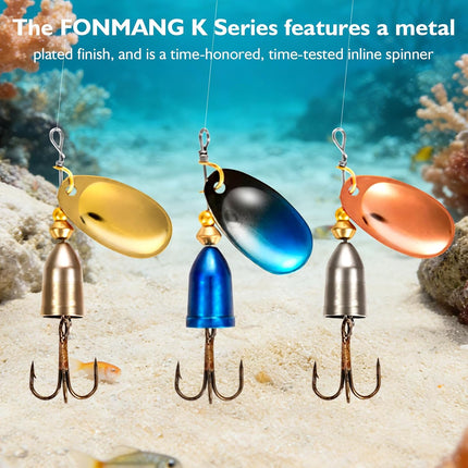 2026 New Fishing Lures Spinner Baits for Bass, Trout, Salmon, Pike & Walleye