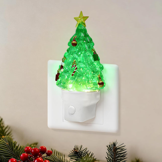 Christmas Tree Night Light – Plug-In LED Nightlights for Home & Bedroom