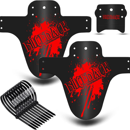2PCS Mountain Bike Fenders, 20-29in MTB Mudguards, Adjustable Splash Guards