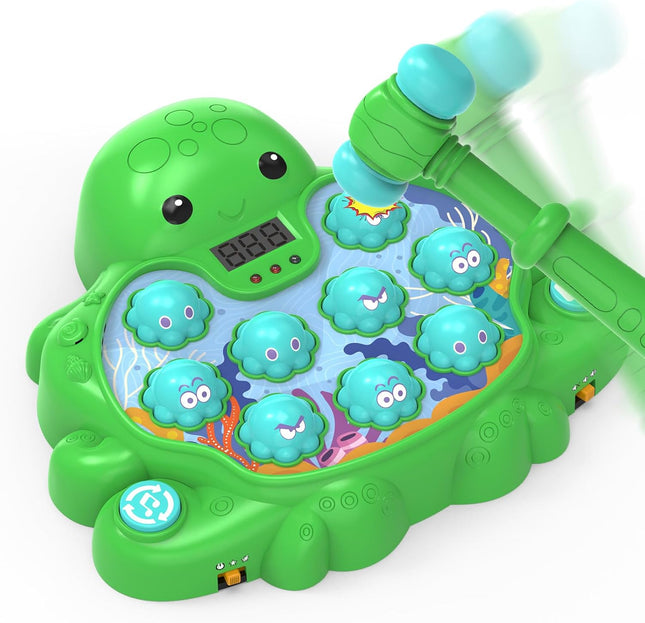2-Mode Whack-A-Mole – Educational Birthday Gift for Kids Age 2+
